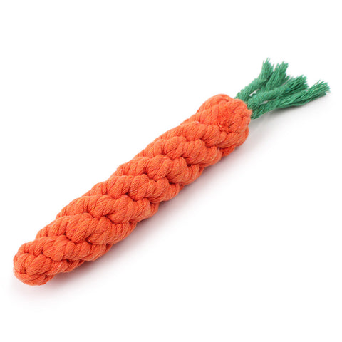 Carrot Cotton Rope Toys