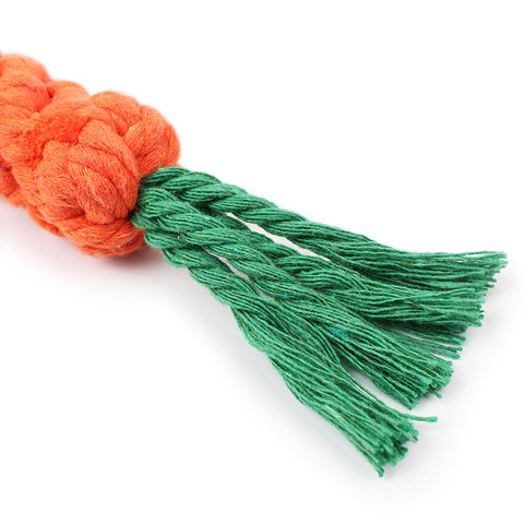 Carrot Cotton Rope Toys