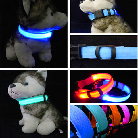 Nylon LED Night Light Safety Collars